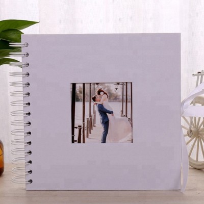 Scrap Book Photo Albums DIY scrapbook wedding album with ribbon